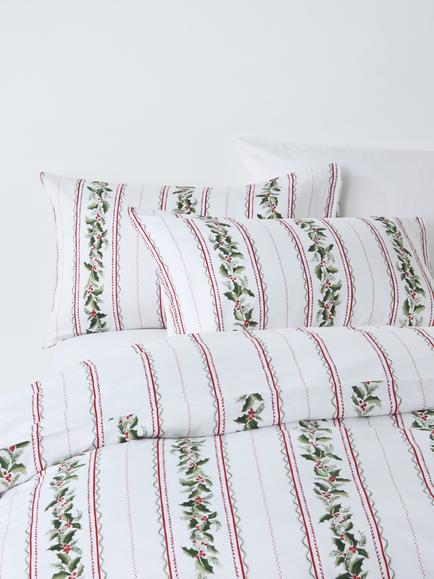 John Lewis Holly Stripe Duvet Cover Set, Multi, Multi