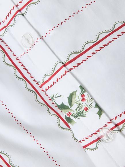 John Lewis Holly Stripe Duvet Cover Set, Multi - view 2, Multi