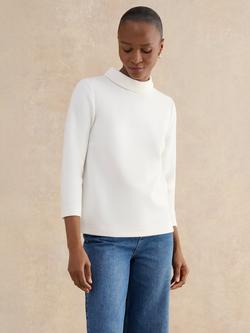 Hobbs Tali Textured Top, Ivory, Ivory