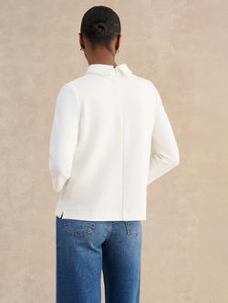 Hobbs Tali Textured Top, Ivory - view 2, Ivory