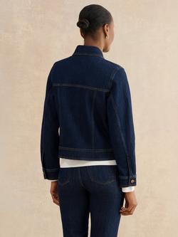 Hobbs Vivienne Denim Jacket, Indigo - view 2, Indigo