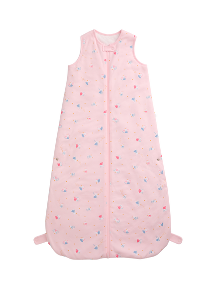 MORI Baby Enchanted Bunny Clever Sleeping Bag, 1.5 Tog, Pink Bunny, Pink Bunny