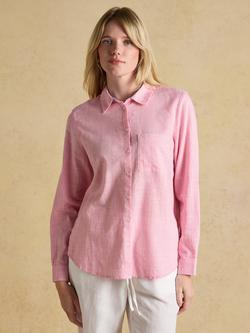 Joules Ida Long Sleeve Shirt, Pink, Pink