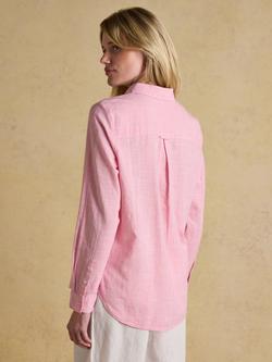 Joules Ida Long Sleeve Shirt, Pink - view 2, Pink