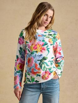 Joules Harbour Boat Neck Floral Top, Multi, Multi