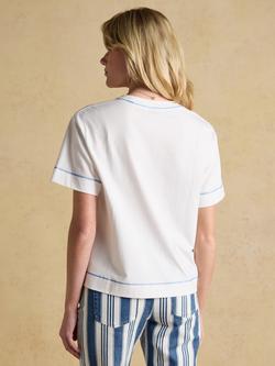 Joules Postcard Graphic T-Shirt, White - view 2, White