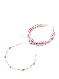 Angels by Accessorize Kids' Prairie Alice Head Band, Pack of 2, Pastel/Multi, Pastel/Multi