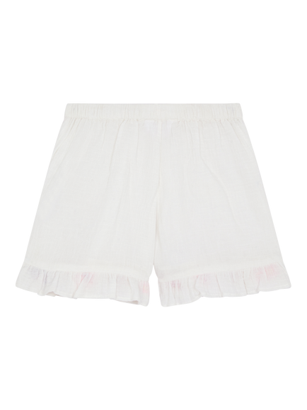 Angels by Accessorize Kids' Embroidered Sealife Shorts, White - view 2, White