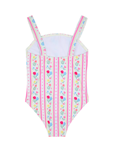 Angels by Accessorize Kids' Prairie Floral Swimsuit, Multi - view 2, Multi