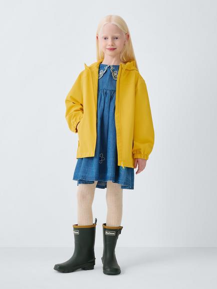 John Lewis Kids' Waterproof Jacket, Yellow - view 2, Yellow