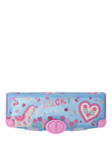 Angels by Accessorize Kids' Prairie Pop Out Pencil Case, Blue/Multi, Blue/Multi