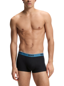 HUGO BOSS BOSS Trunks, Pack of 3, Black/Multi - view 2, Black/Multi