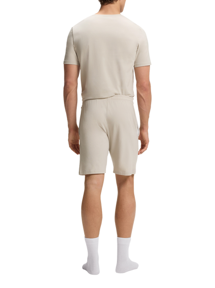 BOSS Stretch Cotton Lounge Shorts, Open Grey - view 2, Open Grey