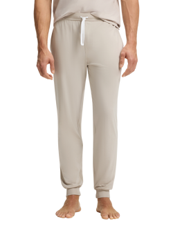 BOSS Stretch Cotton Lounge Trousers, Open Grey, Open Grey