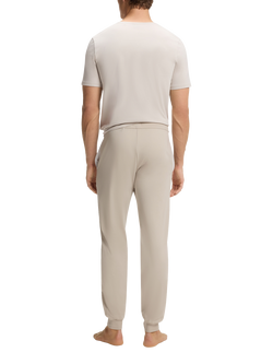 BOSS Stretch Cotton Lounge Trousers, Open Grey - view 2, Open Grey