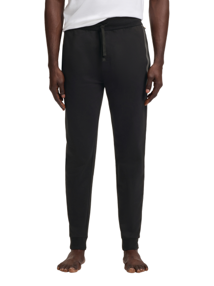 BOSS Cotton Lounge Joggers, Black, Black