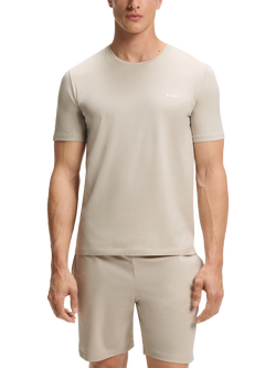 BOSS Stretch Cotton Lounge T-Shirt, Open Grey, Open Grey