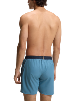BOSS Logo Swim Shorts - view 2, Turquoise/Aqua