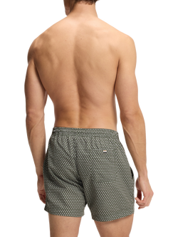 HUGO BOSS Spotty Geometric Swim Shorts, Open Green - view 2, Open Green