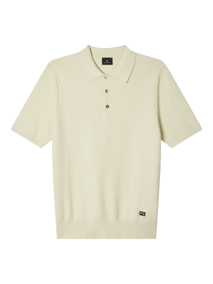 Paul Smith Short Sleeve Cotton Polo Shirt, White, White