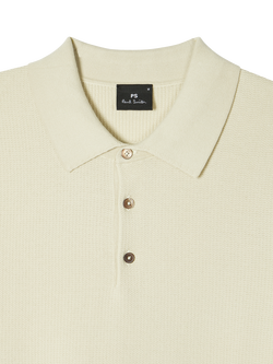 Paul Smith Short Sleeve Cotton Polo Shirt, White - view 2, White