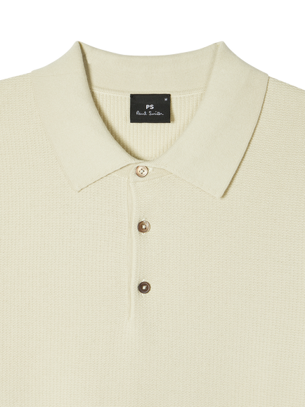 Paul Smith Short Sleeve Cotton Polo Shirt, White - view 2, White
