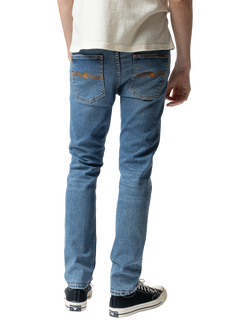Nudie Jeans Lean Dean Slim Fit Jeans, Lost Orange - view 2, Lost Orange