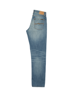 Nudie Jeans Rad Rufus Straight Leg Jeans, Slow Drive - view 2, Slow Drive