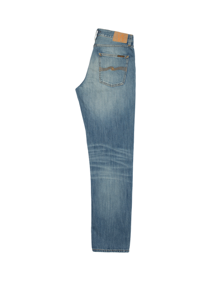 Nudie Jeans Rad Rufus Straight Leg Jeans, Slow Drive - view 2, Slow Drive
