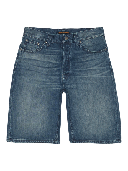 Nudie Jeans Zeb Denim Shorts, Blue Painter, Blue Painter