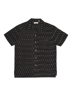 Nudie Jeans Arvid Cotton Hawaii Shirt, Ikat, Ikat