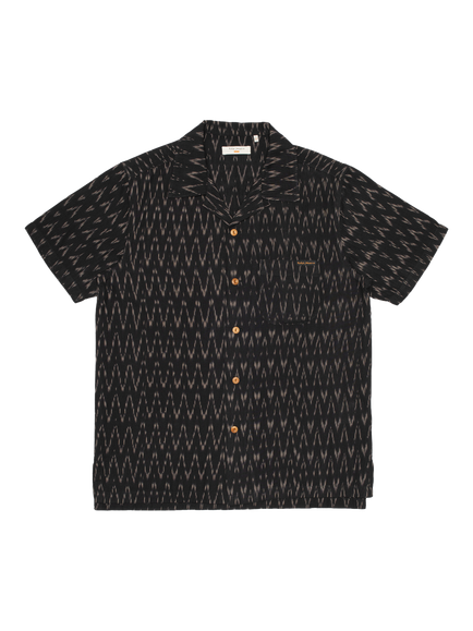 Nudie Jeans Arvid Cotton Hawaii Shirt, Ikat, Ikat