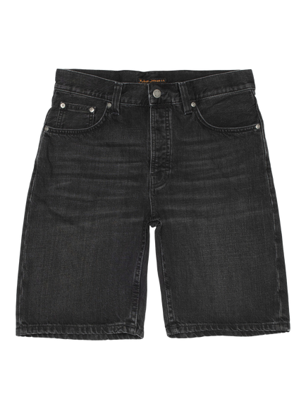 Nudie Jeans Zeb Denim Shorts, Night Dune Black, Night Dune Black