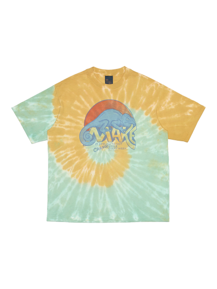 Nudie Jeans Koffe Cotton Slogan T-Shirt, Turquoise, Turquoise