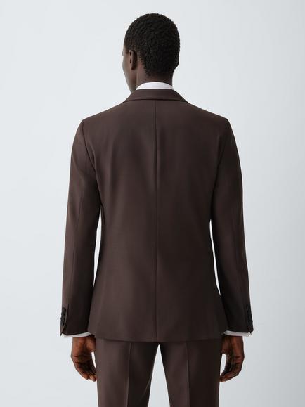 John Lewis Slim Fit Wool Rich Dinner Jacket - view 2, Brown