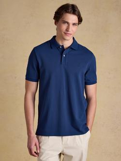 Joules Woody Cotton Pique Polo Shirt, Dark Blue, Dark Blue