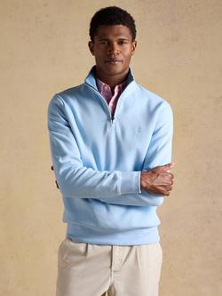 Joules Alistair French Ribbed Sweatshirt, Blue, Blue