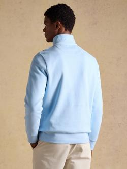 Joules Alistair French Ribbed Sweatshirt, Blue - view 2, Blue