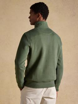 Joules Alistair French Ribbed Sweatshirt, Khaki - view 2, Khaki