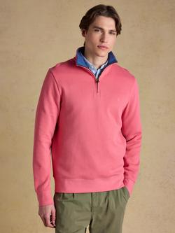 Joules Alistair French Ribbed Sweatshirt, Pink, Pink