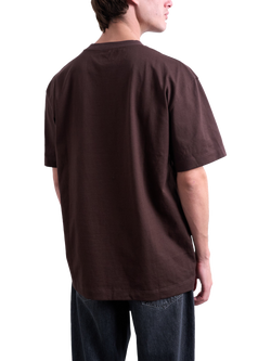 Topman Relaxed Fit Crew Neck T-Shirt, Chocolate - view 2, Chocolate