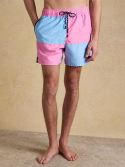 Joules Hotchpotch Swim Shorts, Pink