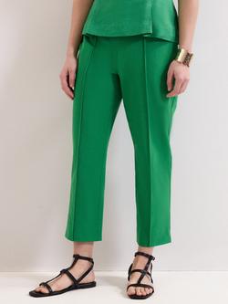 Phase Eight Miah Cropped Slim Trousers, Green, Green