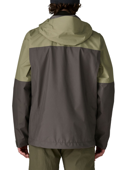 Patagonia Boulder Fork Waterproof Jacket, Green/Grey - view 2, Green/Grey