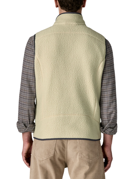 Patagonia Retro Pile Gilet, Cream - view 2, Cream