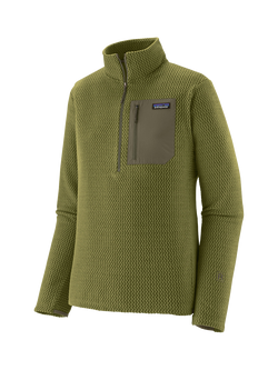 Patagonia R1® Air Zip-Neck Fleece, Green, Green