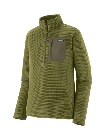 Patagonia R1® Air Zip-Neck Fleece, Green, Green