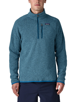 Patagonia Better Sweat Quarter Zip Fleece Jacket - view 2, Light Blue