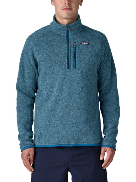 Patagonia Better Sweat Quarter Zip Fleece Jacket - view 2, Light Blue