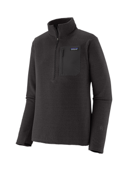Patagonia Men's R1 Air Zip Neck Fleece, Black, Black